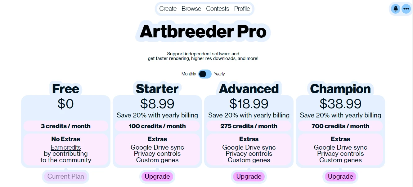 artbreeder-pricing