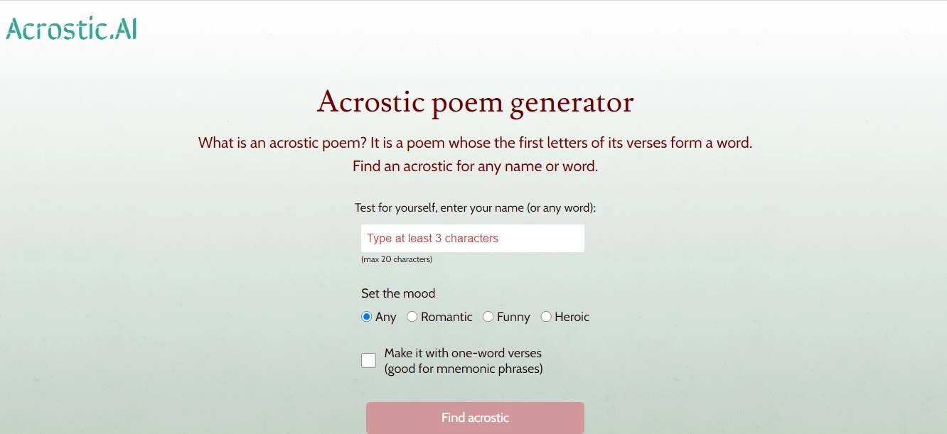 acrostic-poemgenerator